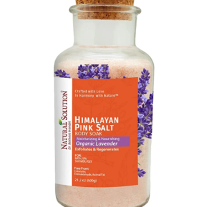 WBM -Natural Solution Himalayan Pink Bath Salt Glass Jar 600g