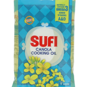 SUFI CANOLA COOKING OIL POUCH 1 LTR