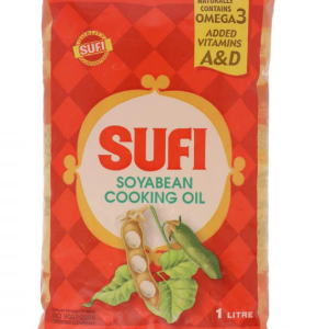SUFI SOYABEAN COOKING OIL POUCH 1 LTR