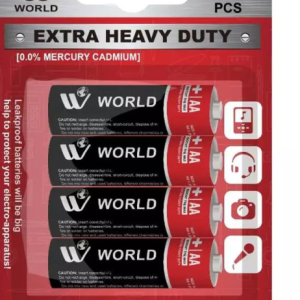 Extra Heavy Duty Battery Cells AA | 4 Pcs | WBM World