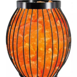 Himalayan Glow Metal Basket Salt Lamp | WBM