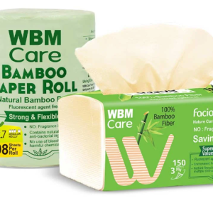 Pack of 2 - Eco-Friendly Bamboo Tissue Set