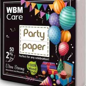 WBM Care Party Paper (50 Sheets) - 2Ply