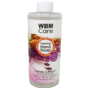 WBM Care Foaming Hand Soap Refill, Lavender and Almond Extracts -  400 ml