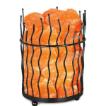 Pillar Style Basket Salt Lamp, 6-8 Lbs | WBM