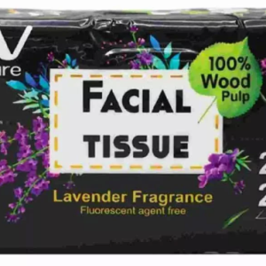 WBM Care Facial Tissues Medium Lavender 2 Ply - (200 Sheets)