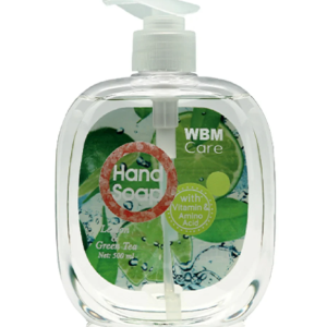 WBM Care Liquid Hand Wash, Lemon & Green Tea - 500ml