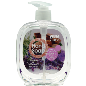 WBM Care Liquid Hand Wash, Lavender & Almond - 500 ml