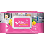 WBM Home | Household Wet Wipes Lemon, 80Pcs