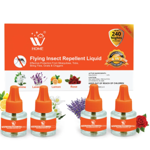 WBM Home Mosquito & Flying Repellent Liquid - 45ml | 4 Pack