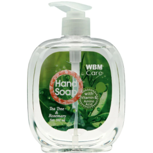 WBM Care Liquid Hand Wash, Tea Tree & Rosemary - 500 ml