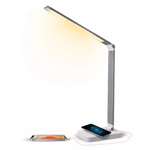 10 W Qi Wireless Fast Charger LED Desk Lamp | WBM Smart